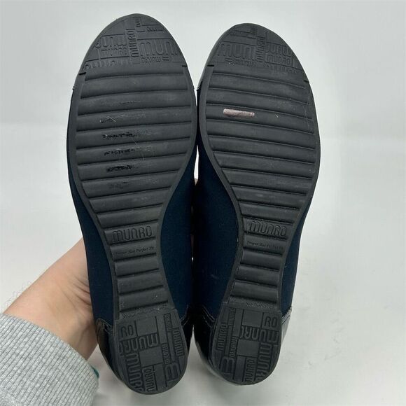 Munro Henlee Women's Navy Blue Cap Toe Ballet Flats Size 8 M Casual - Picture 9 of 12